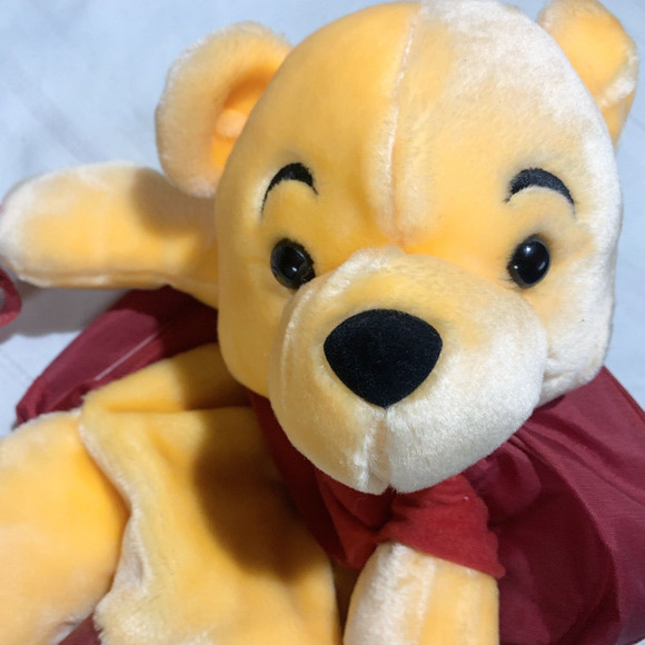 Winnie the Pooh Backpack Plush Disneyland Disney World Vintage - Picture 3 of 11